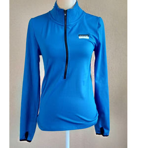 Victoria's Secret Pink Ultimate Logo 1/2 Zip Pullover Sweater Small